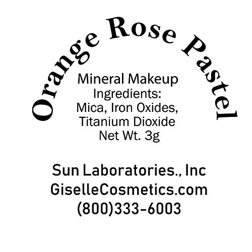 Giselle Kozmetik Pudra Organik Mineral Göz Farı-Turuncu Gül Pastel-3 gr