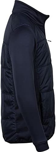 Tee Jays Erkek Hibrit Streç Ceket (XL) (Koyu Yeşil / Siyah)