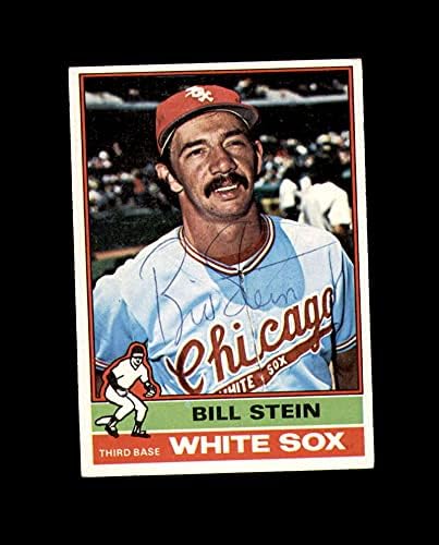 Bill Stein, 1976 Topps Chicago White Sox İmzasını İmzaladı