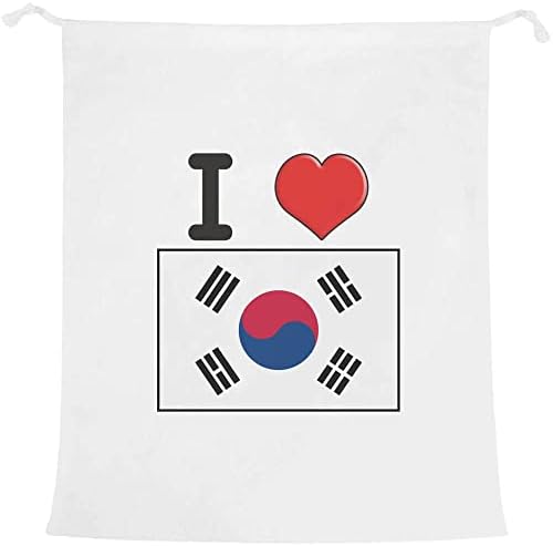 Azeeda' Güney Kore'yi Seviyorum ' Çamaşır/Yıkama/Saklama Çantası (LB00021277)