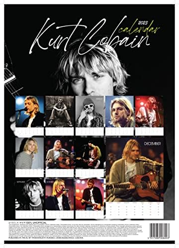 Kurt Cobain2023 Duvar Takvimi