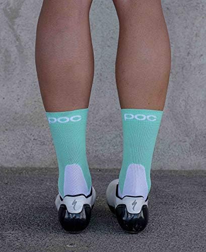 POC, Temel Yol Çorabı, Florit Yeşili / Hidrojen Beyazı, MED