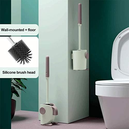 CDYD Dekoratif Kompakt Bağlantısız Plastik Tuvalet Kase Fırça ve Tutucu Banyo Depolama ve Organizasyon için, Uzay