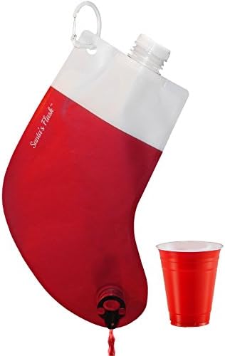 Noel Baba'nın Parti için Çorap Şişesi: 2.25 litrelik Şişeler Komik Yankee Takas Hediyeleri, Beyaz Fil Hediyeleri,