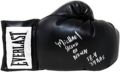 Michael Nunn, Everlast Siyah Boks Eldivenini Nunn'a Saniyede İmzaladı, 58-4, 37 KO İmzalı Boks Eldiveni