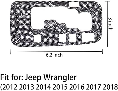 SENSHINE Jeep Wrangler JK için JKU Aksesuarları 2012 2013 2014 2015 2017 2018 Bling Vites kutu çerçevesi Kapak