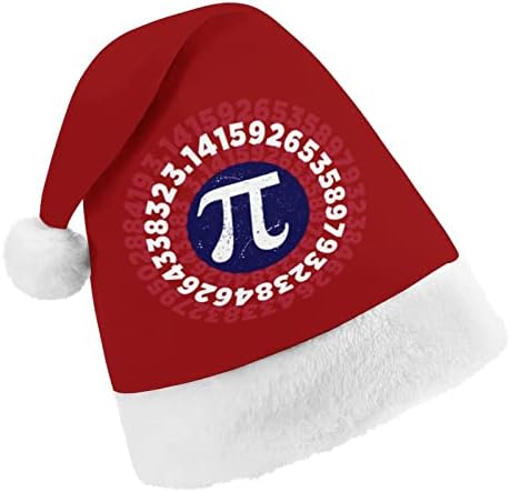 Pi Günü Noel Şapka Kişiselleştirilmiş Santa Şapka Komik Noel Süslemeleri