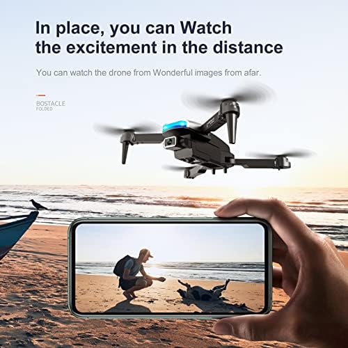 Vetitkima Mini Drone ile Kamera, Pro Rc Mini Drone 4 k Profesyonel Hd Çift Kamera FPV Uçağı ile Kızılötesi Engellerden