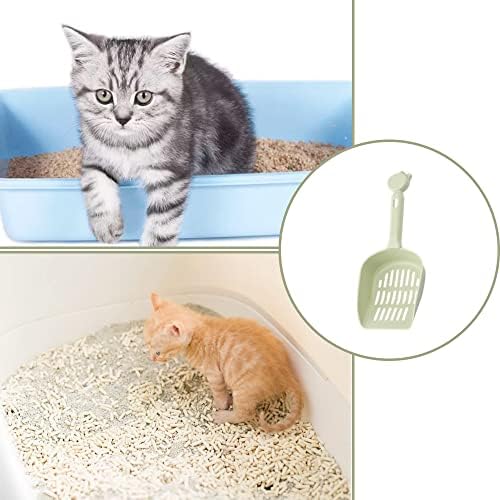 wııAıloo 2 Adet Pet Yayma Kepçe Güçlü Plastik Kedi kumu kepçeleri Kedi Kumu Kürekleri Temiz Pet Kedi ve Köpek Dışkısı