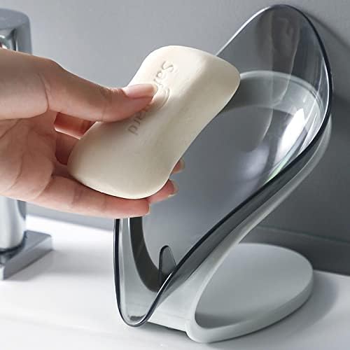 NA Yaprak sabun Kutusu Yaratıcı sabunluk drenaj Tuvalet Drenaj sabunluk Olmayan Delikli sabun Depolama Raf sabun Kutusu