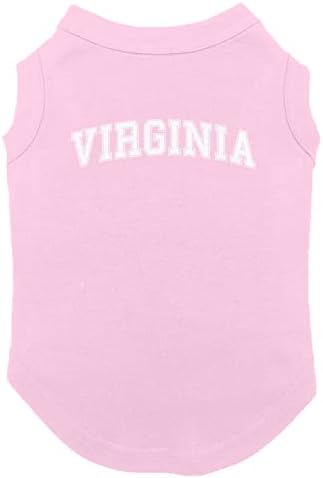 Virginia-Eyalet Üniversitesi Spor Köpek Gömleği (Pembe, 3X-Büyük)