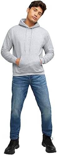 Hanes Erkek Sweatshirt, EcoSmart Polar Kapüşonlu Sweatshirt, Pamuk Karışımlı Polar Kapüşonlu Sweatshirt, Peluş Polar