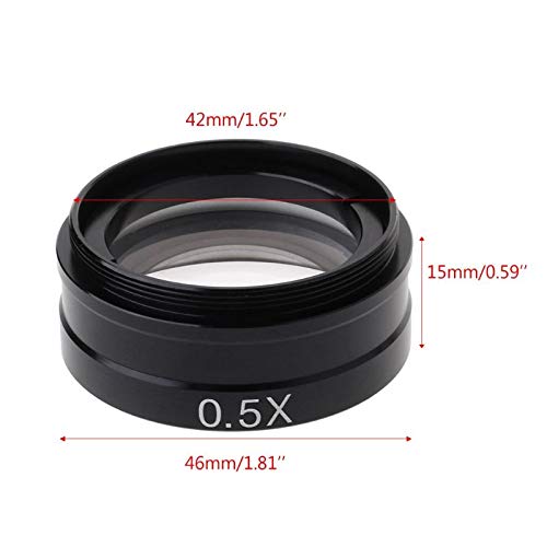 0.5 X Barlow Lens Yardımcı Objektif Cam XDC-10A Mikroskop C-mount Lens J21 Damla Nakliye