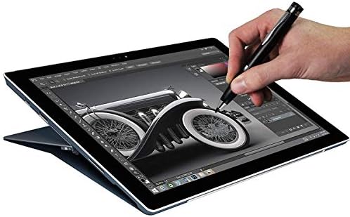 Acer Chromebook Spin 511 11.6ile Uyumlu Broonel Siyah İnce Nokta Dijital Aktif Stylus Kalem