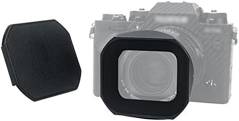 JJC Metal Kare Lens Hood için Fujifilm Fuji Fujinon XF 23mm F1.4 R LM WR & XF 33mm F1.4 R LM WR Lens Değiştirir Fuji