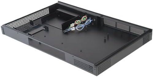 Silverstone Tek İnce Mini-ITX Medya Merkezi Intel DH61AG Ana Kurulu İnce TEK Bay Durumda, siyah PT12B