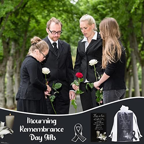 60 Set Cenaze Şerit Pimleri Siyah Kurdele Farkındalık Yaka İğnesi Cenaze İyilikleri için Anma Şerit Broş 60 Yaşam