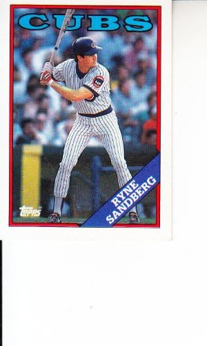 1988 Topps Beyzbol 10 Ryne Sandberg Chicago Yavruları