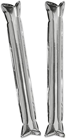 Beistle Biraz Gürültü Yap Parti Çubukları, 22 inç, Gümüş