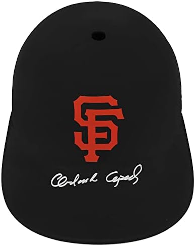 Orlando Cepeda İmzalı San Francisco Giants Hatıra Kopyası Beyzbol Vuruş Kaskı - İmzalı MLB Kaskları