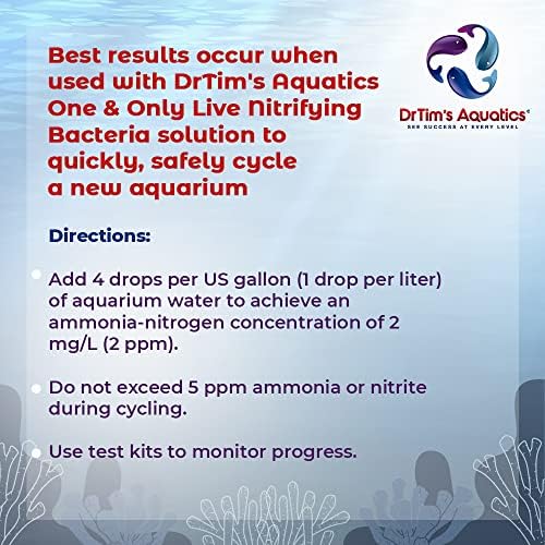 Drtım'in Balıksız Bisiklet için Su Sporları Amonyum Klorür Çözeltisi-4 oz, 200 gal'ı tedavi eder. - Tuzlu su, tatlı