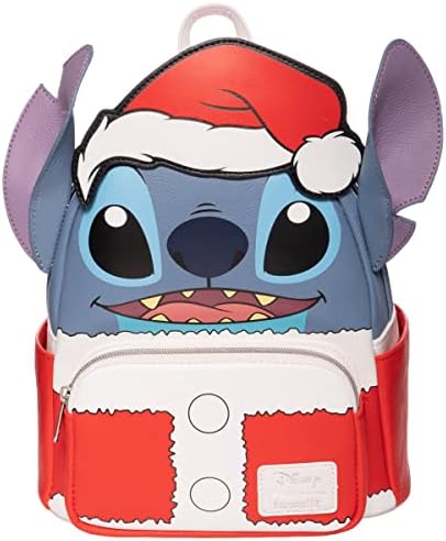 Lilo & Stitch Holiday Santa Stitch Mini Sırt Çantası-Eğlence Dünyasına Özel