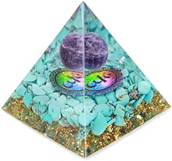 Sharvgun Doğal orgonit piramidi Kristal Reiki Çakra Meditasyon Taş Zanaat Şifa Reiki Çakra 5 cm