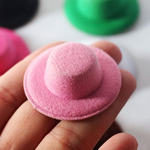 TOYANDONA Cowgirl Şapka 6 adet Mini Resmi Şapkalar Zanaat Mini Şapkalar Minyatür Bebek Şapkaları Sanat ve El Sanatları