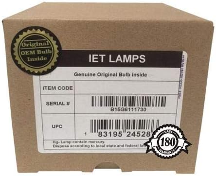 IET Lambaları - Orijinal Orijinal Yedek Ampul/lamba için OEM Konut ile RUNCO VX-33d Projektör (Philips İç)