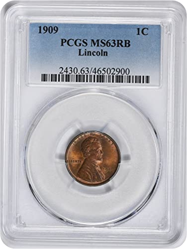 1909 P Lincoln Cent PCG'LER MS63RB