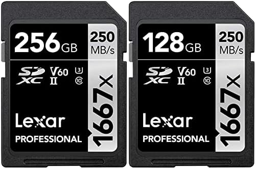 Lexar Professional 1667x256 GB SDXC UHS-II Kart, 250 mb/s'ye kadar Okuma, Profesyonel Fotoğrafçı, Kameraman, Meraklısı