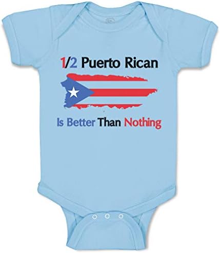 Özel Bebek Bodysuit Porto Rikolu Hiçbir Şeyden Daha iyidir Erkek ve Kız Giysileri