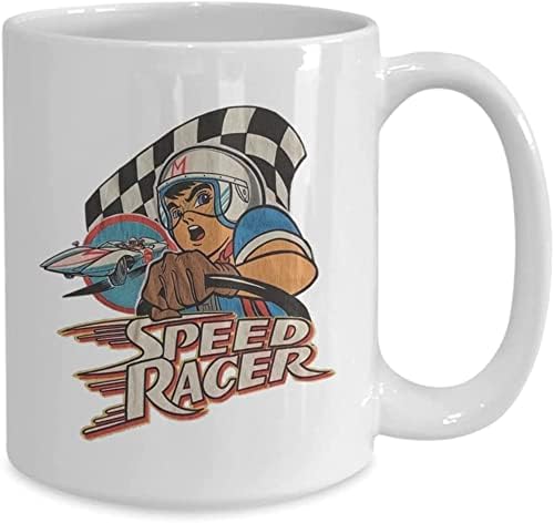 Canifa Düzenli Hız yarışçısı kupa, Sıkıntılı görüntü, Vintage görüntü klasik hız yarışçısı, Hız go go, Mach GoGoGo