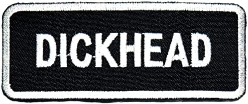 Kleenplus 3 adet. DİCKHEAD İşlemeli Demir On Rozeti Dikmek Kot Ceketler Şapkalar Sırt Çantaları Gömlek Etiket Sloganı