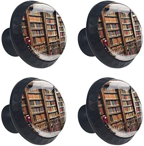 Idealıy Kütüphane Kitaplık Çekmece Pulls Kolları Dolap Soyunma Masa Dresser Topuzu çekme kolu Vidalar ile 4 adet