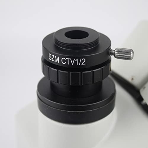 Mikroskop Aksesuarları Kiti Yetişkinler için 0. 3X0. 5X1 / 2 1/3 1X C-Mount lens adaptörü Simul Fokal Trinoküler Stereo