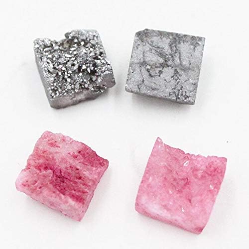 ERTİUJG HUSONG306 1 adet Doğal Akik Titanyum Küme Kuvars Elektroliz Küme Kristal Noktaları Brezilyalı Mineraller Numune