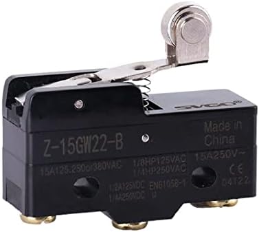 AHAFEI Rocker Anahtarı Kısa Silindir Menteşe Normalde Açık / Kapalı Mikro Kolu Limit Anahtarı Z-15GW22-B
