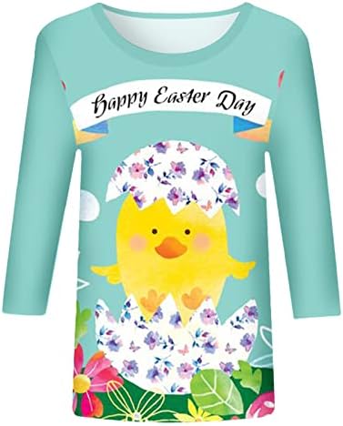 Paskalya Gömlek Kadınlar için, Paskalya Günü Tavşan Yumurta Paskalya Kostüm T-Shirt Tavşan Paskalya Günü T-Shirt Kadınlar