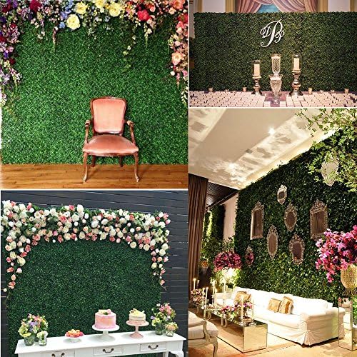 DearHouse 8 Parça 20 x 20 Yapay Şimşir Panelleri Topiary Çit Bitki, gizlilik Çit Ekran UV Korumalı Açık için uygundur,
