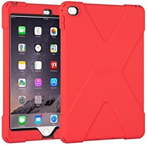 Joy Factory aXtion Bold Suya Dayanıklı Sağlam Darbeye Dayanıklı iPad kılıfı Hava 2, Dahili Ekran Koruyucu Kırmızı/Siyah