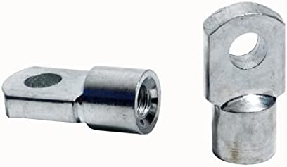 2 adet 6 / 8mm Dişi Dişli Dia Gaz Bahar Piston Çubuk Deliği Konektörü 6 / 8mm Dış Delik Çapı. (Renk: B Tipi)