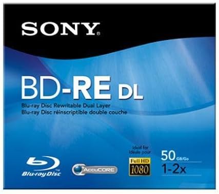 Sony Blu-ray Disk 5'li Paket-50GB 2X BD-RE DL