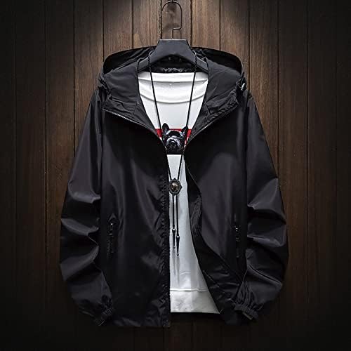 Erkekler için ceketler erkek Sonbahar Kış Rahat Renk Artı Boyutu Hoodie Fermuar Açık Spor Ceket Ceketler