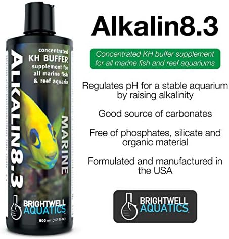 Brightwell Aquatics Alkalin8.3 - Tüm Deniz ve Resif Akvaryumları için Konsantre KH Tampon Takviyesi