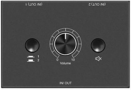 3.5 mm L / R Stereo Ses Anahtarı 2 Yollu Switcher Manuel Seçici Ses Splitter Kutusu 1 in 2 Out / 2 BİR Out Ses Paylaşımı