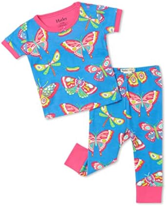 Hatley Kız Çocuk Organik Pamuklu Bebek Kısa Kollu Pijama