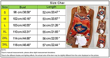 Nxxyeel Kadın yazlık gömlek Kolsuz Geniş Trüf Omuz Askı Vintage Geometrik Baskı Fırfır Etek Tank Bluz