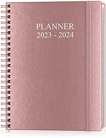 Planlayıcı 2023-2024-Haftalık ve Aylık Planlayıcı, Temmuz 2023'ten Haziran 2024'e kadar Çalışır, 9 x 11, 12 Aylık