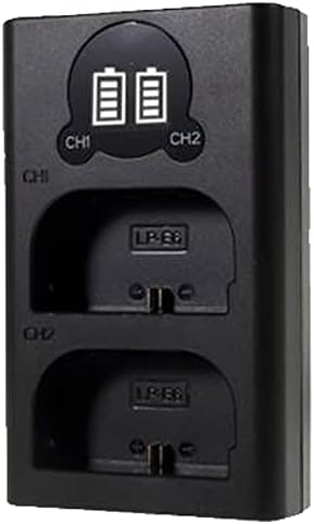 LP-E8 pil şarj cihazı USB Çift lc-e8 lc-e8e eos 550d eos 600d eos 650d eos 700d eos öpücük x4 eos öpücük x5 eos öpücük